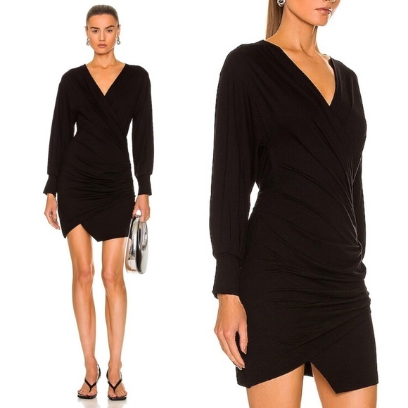 IRO Black Jomba Mini Dress Small - Picture 1 of 8